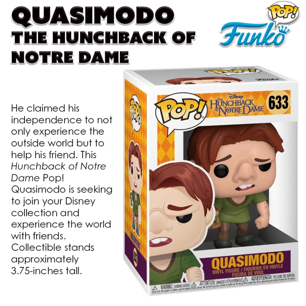 Funko Pop! QUASIMODO- THE HUNCHBACK OF NOTRE DAME